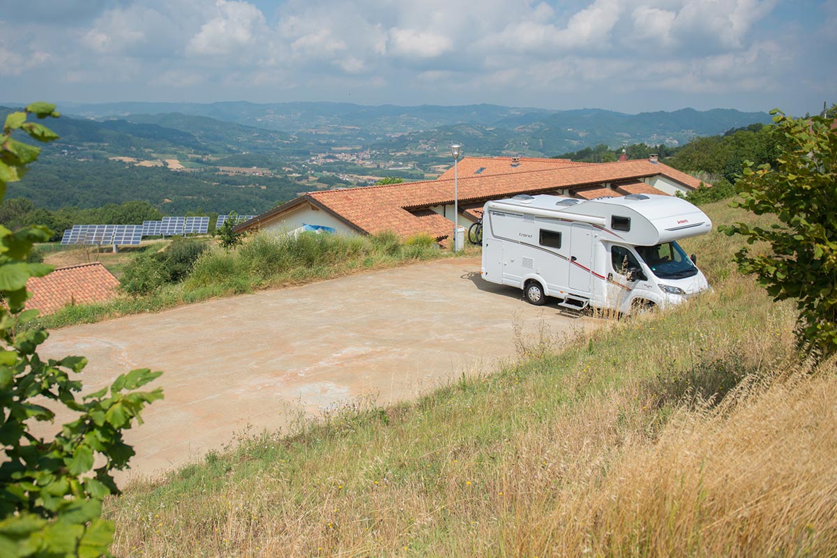 Standplatz für Wohnmobil